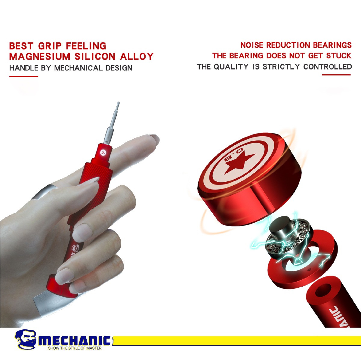 مفك براغي ((Y) 0.6) MECHANIC iShell 3D لصيانة الموبايل