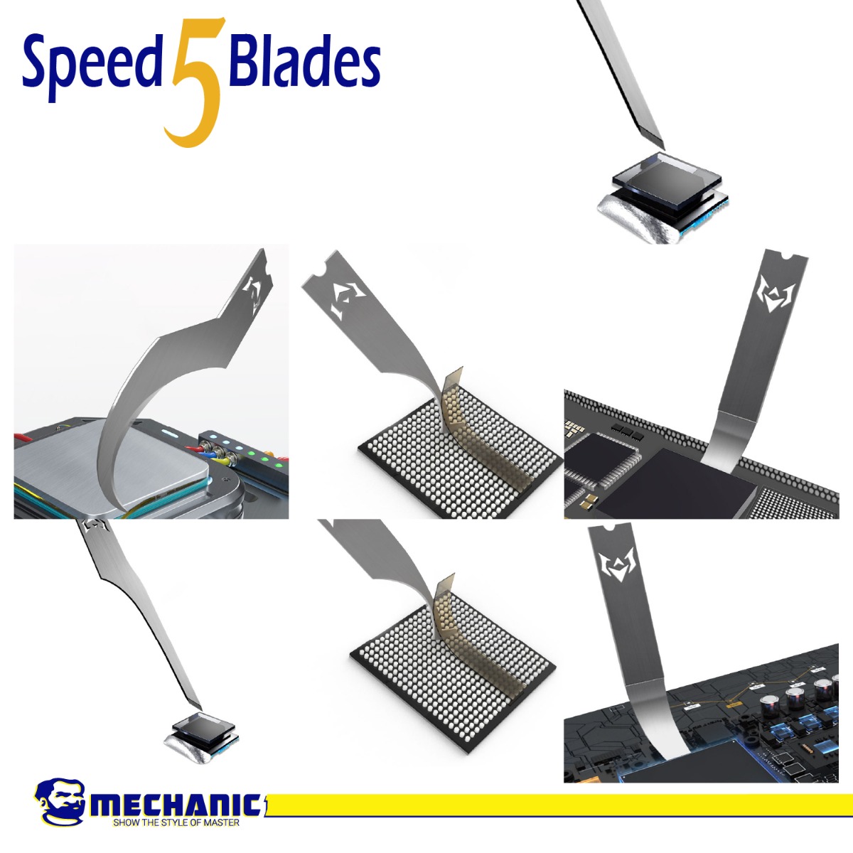 مجموعة شفرات MECHANIC Speed 5