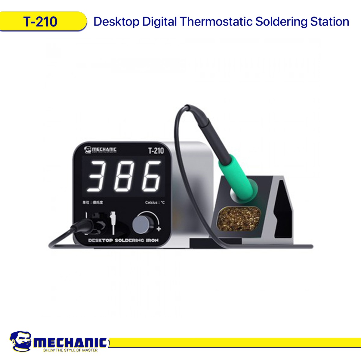 MECHANIC T-210 Desktop Digital Thermostatic Soldering Station
