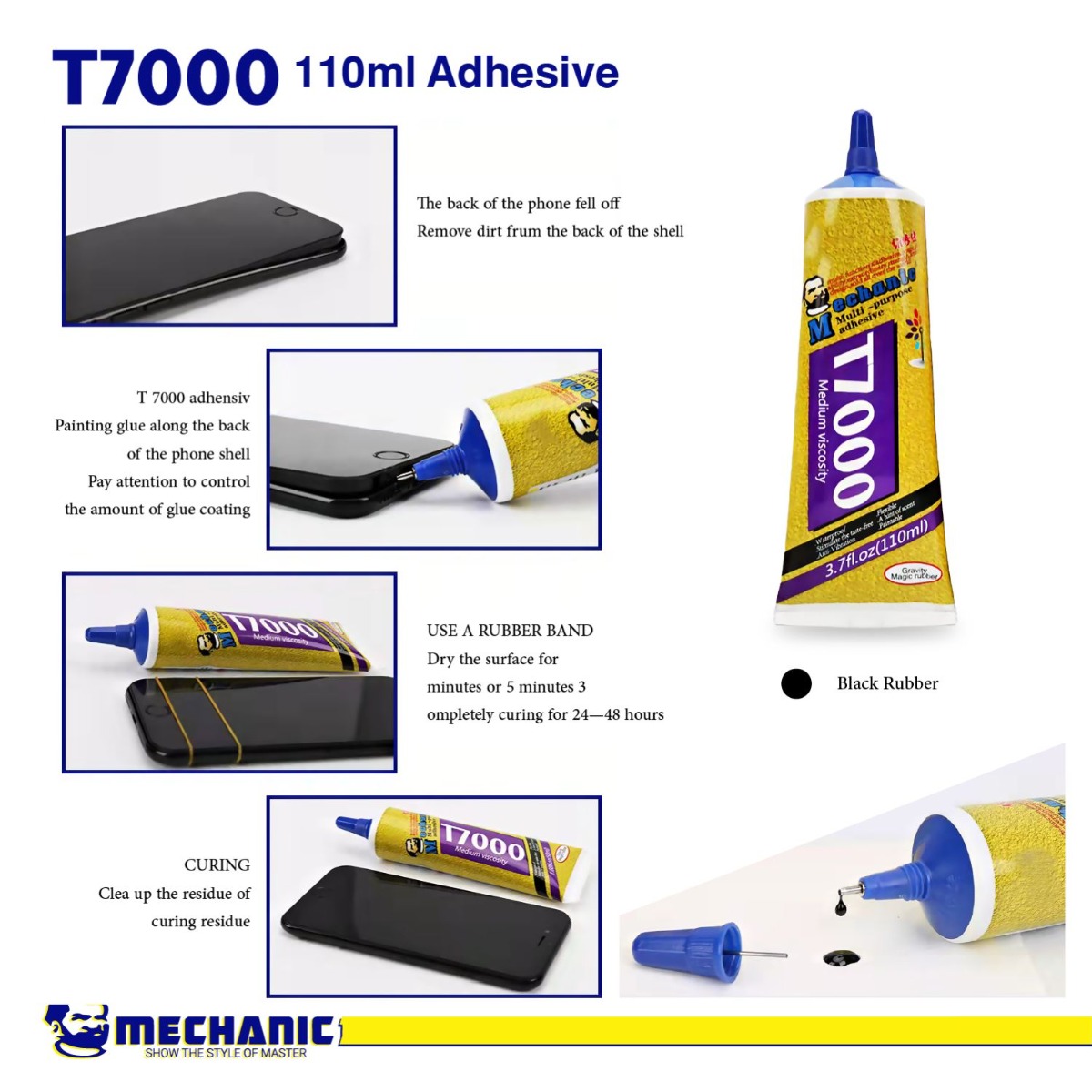 MECHANIC T7000 110ml Adhesive