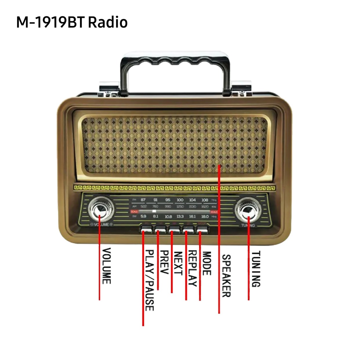 MEIER M-1919BT Radio