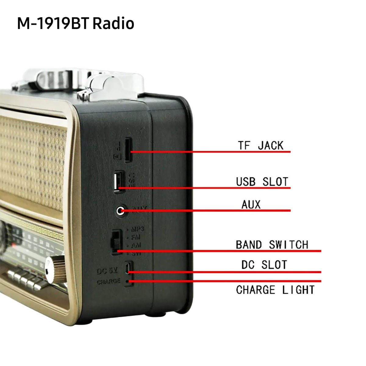 MEIER M-1919BT Radio