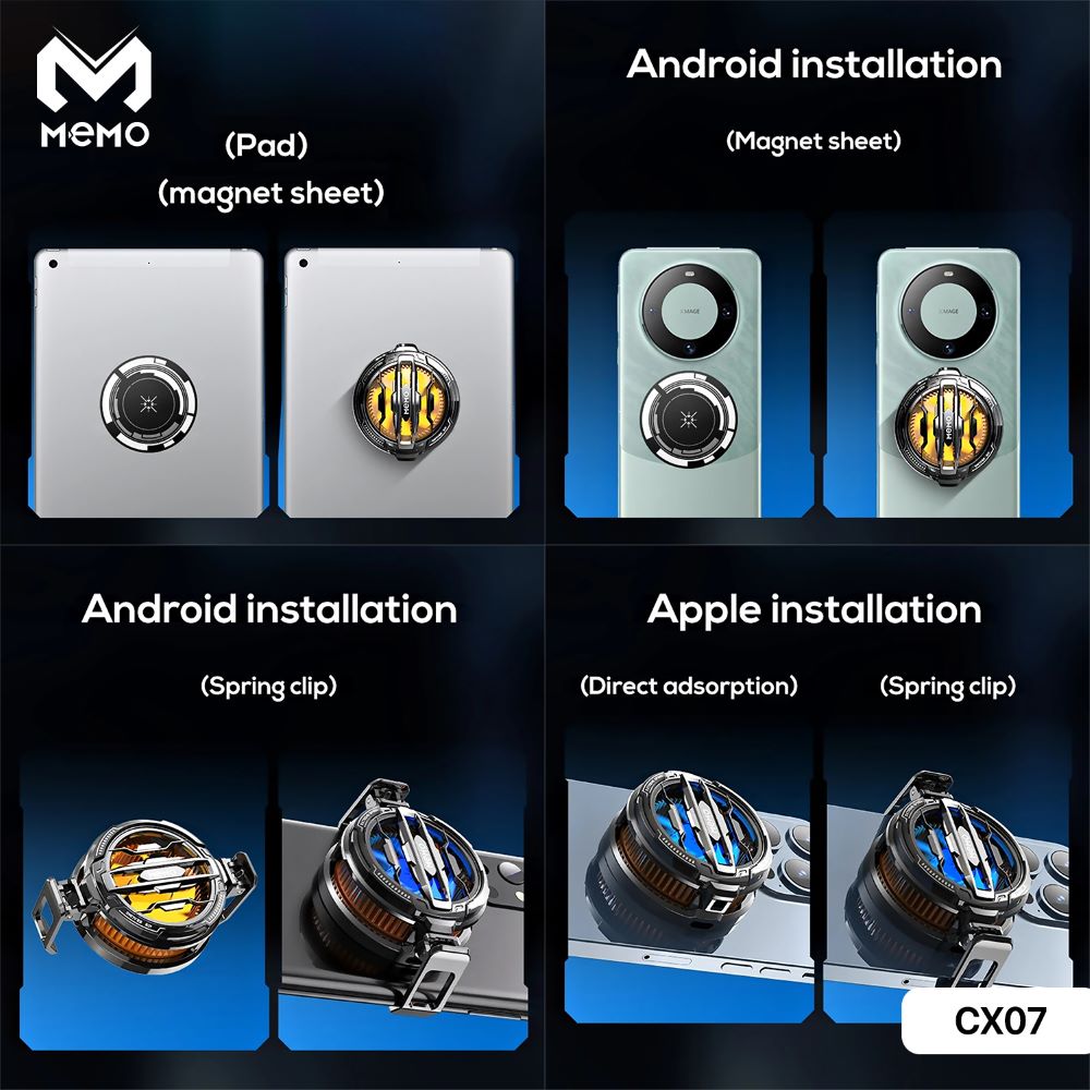 MEMO CX07 Cooling Fan For Gaming Mobile