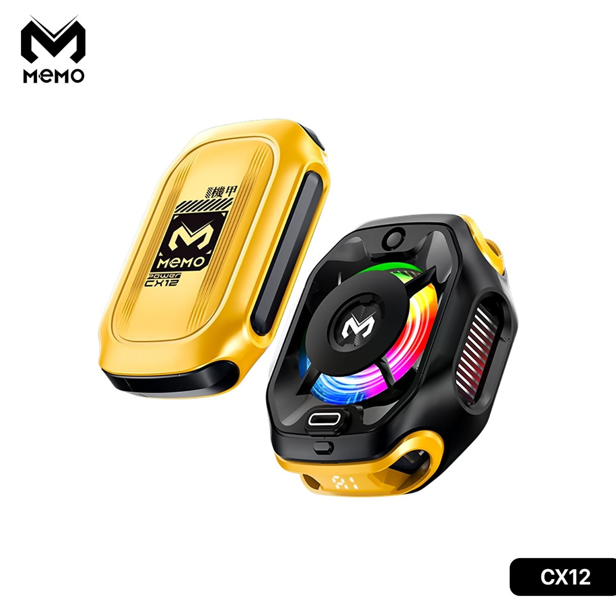 مروحة تبريد MEMO CX12 لألعاب الموبايل