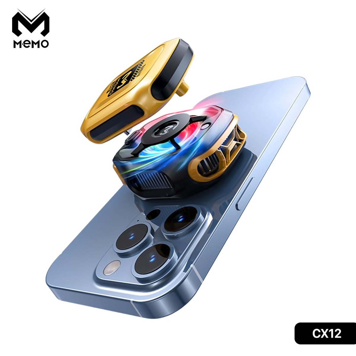 مروحة تبريد MEMO CX12 لألعاب الموبايل