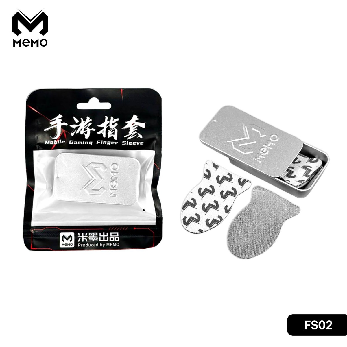 أكمام أصابع MEMO FS02 مضادة للتعرق لألعاب الموبايل