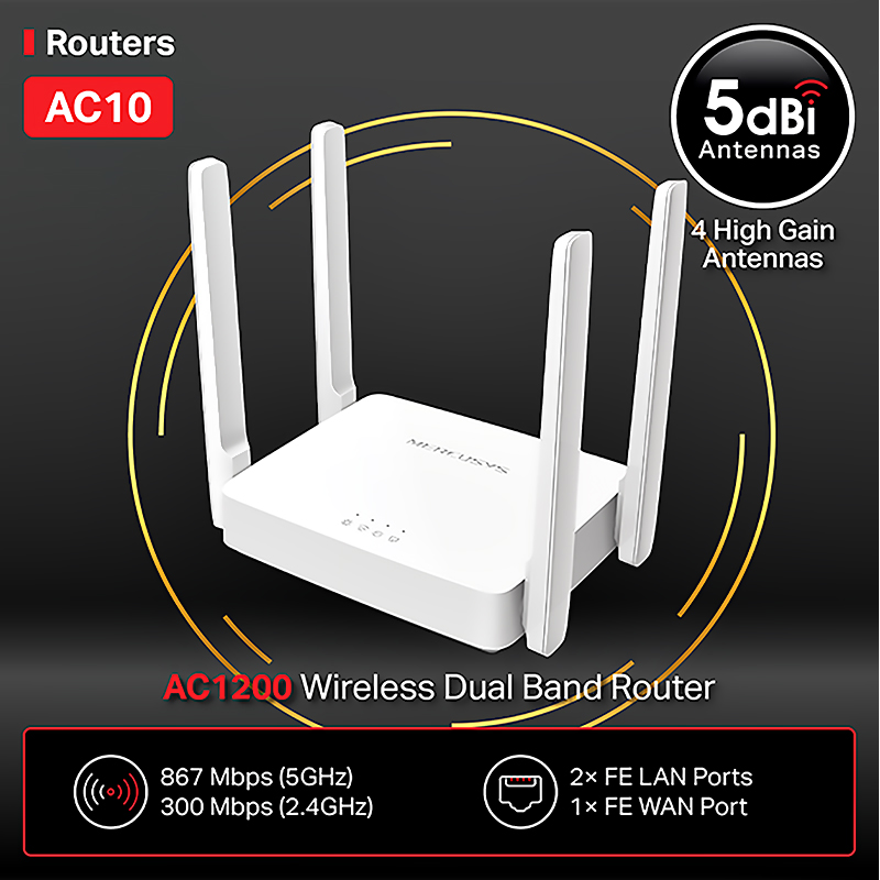 راوتر MERCUSYS AC10