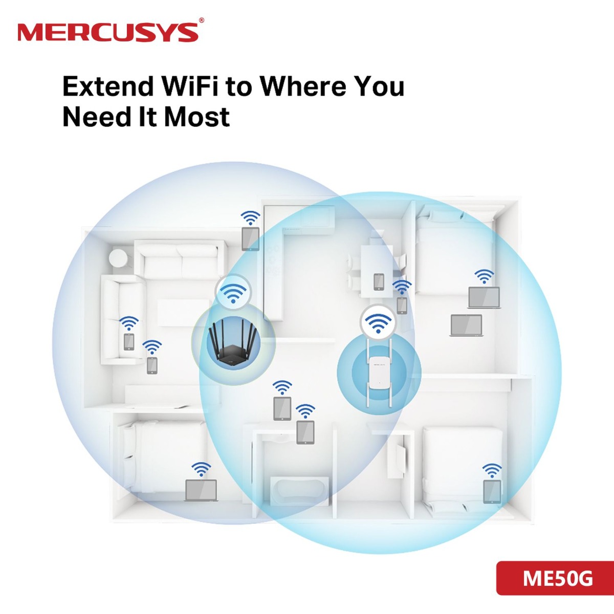 MERCUSYS ME50G Range Extender