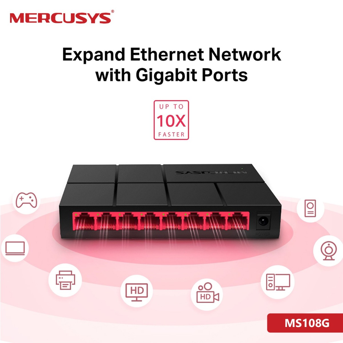 MERCUSYS MS108G V2 Switch
