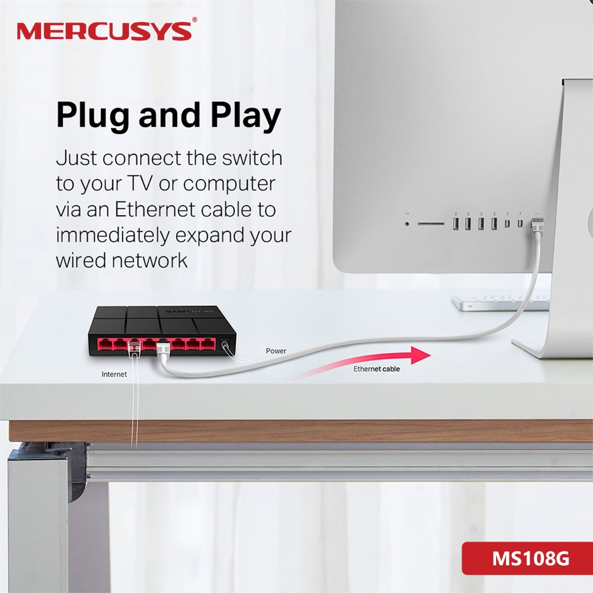 MERCUSYS MS108G V2 Switch