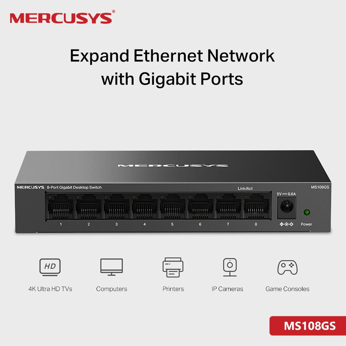 MERCUSYS MS108GS Switch