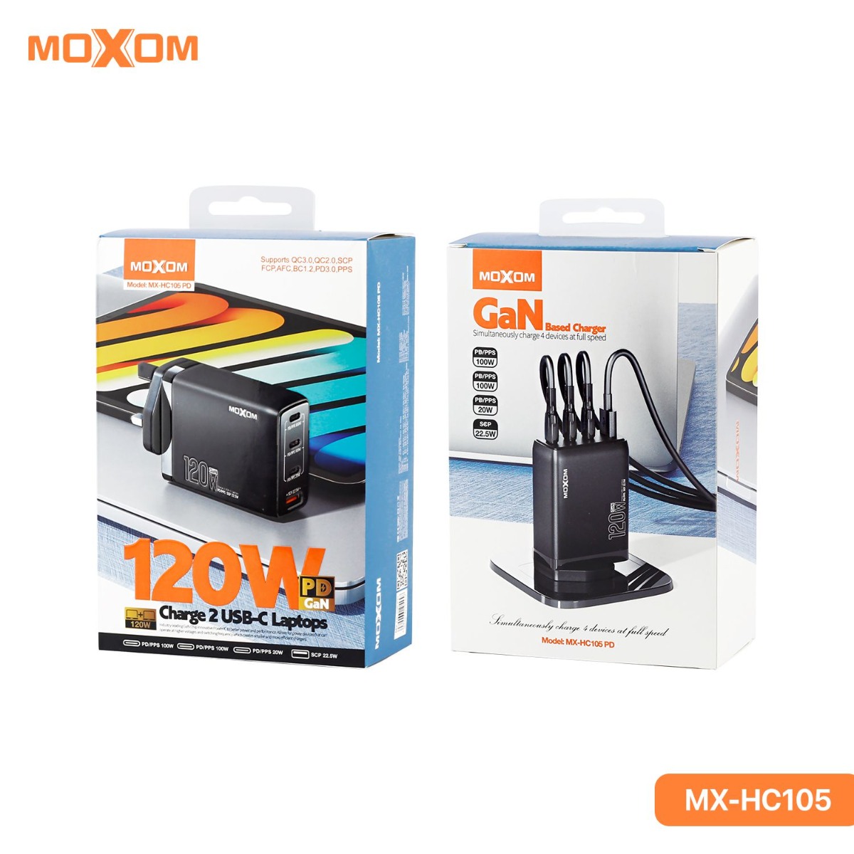 MOXOM MX-HC105 120W PD Charger