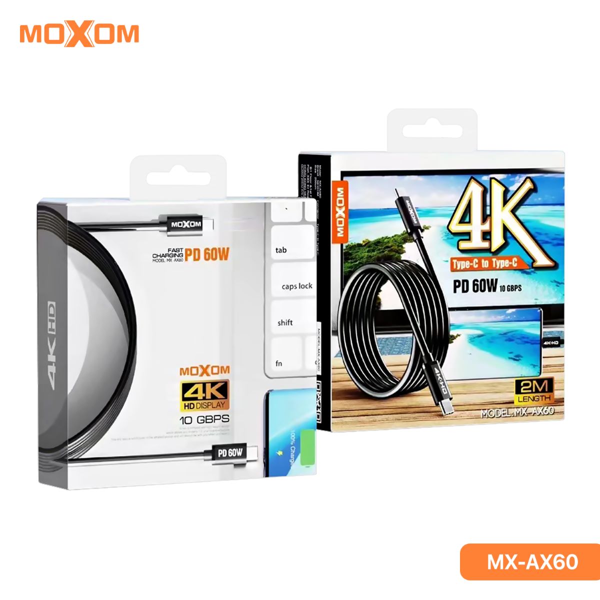 MOXOM MX-AX60 60W PD 4K 2m Cable
