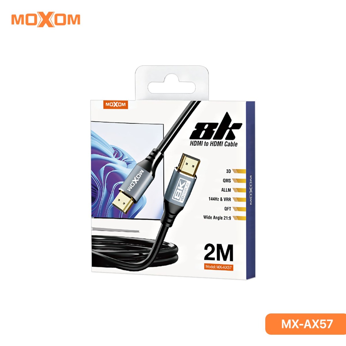 MOXOM MX-AX57 8K 2m HDMI Cable