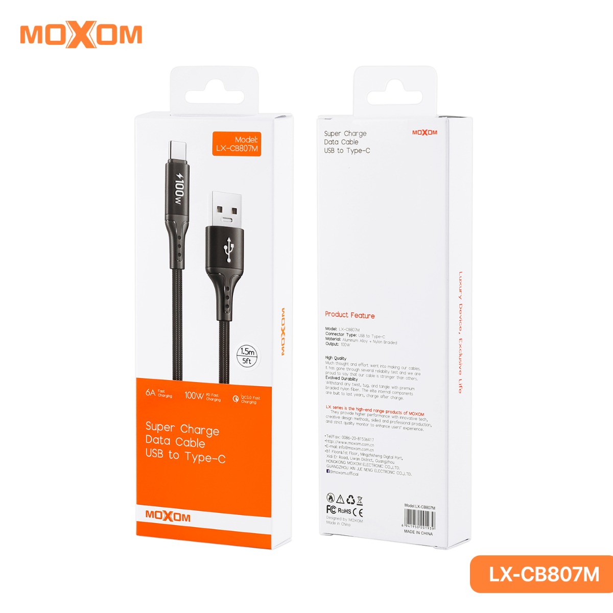 MOXOM LX-CB807M 100W Cable