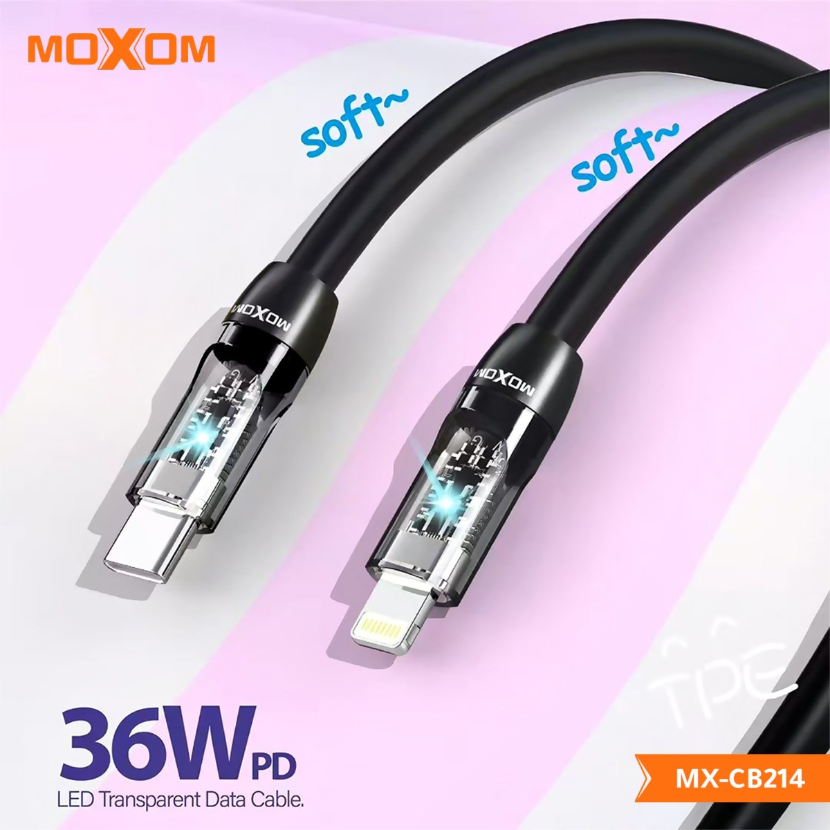 كيبل موكسوم MX-CB214 36W PD