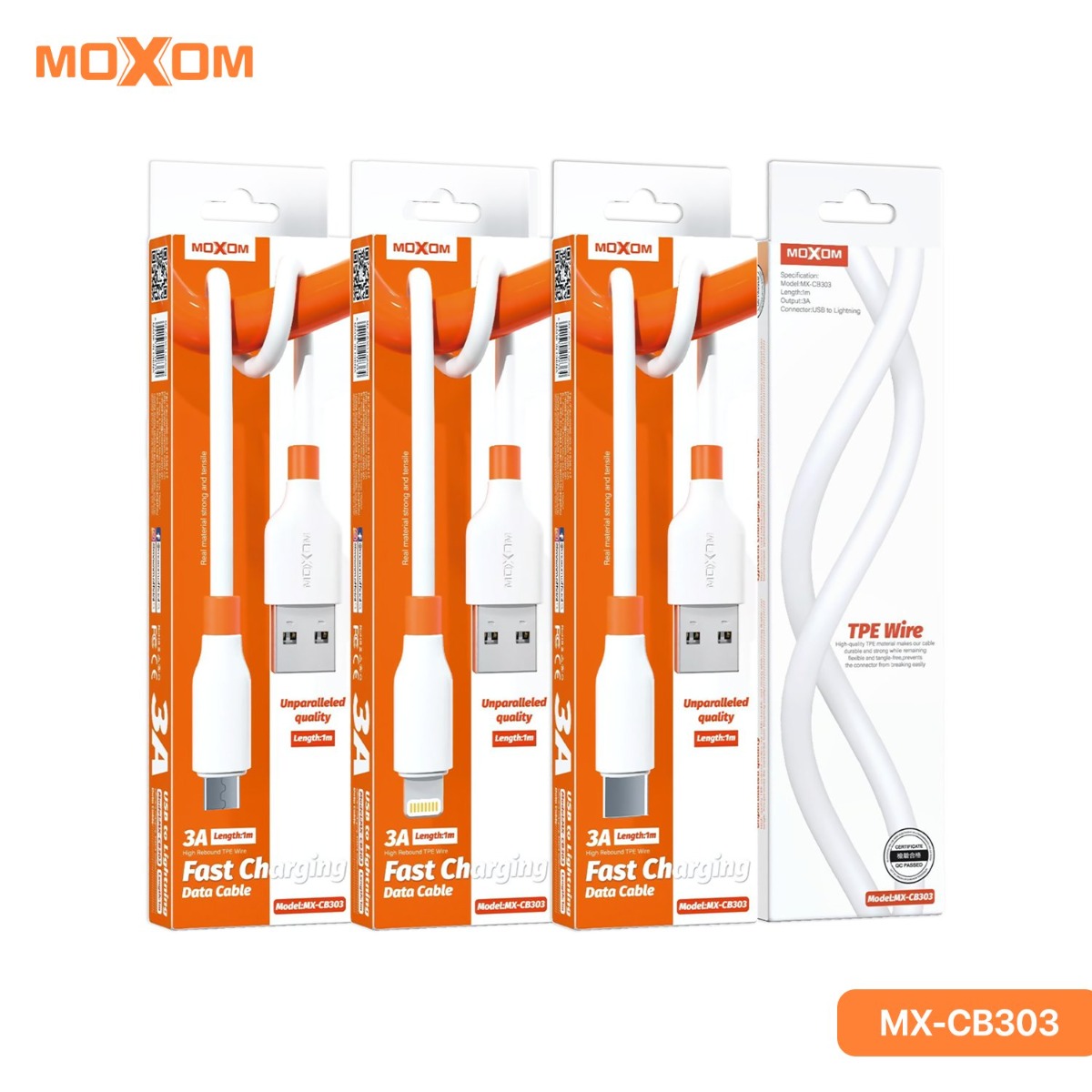 MOXOM MX-CB303 3A Cable