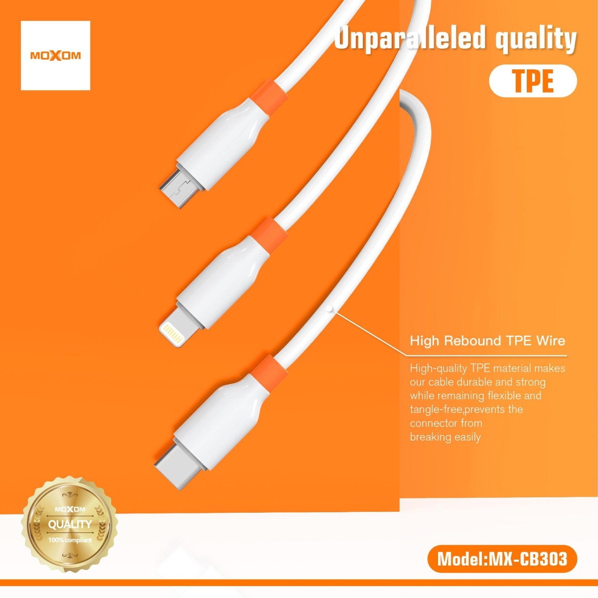 MOXOM MX-CB303 3A Cable