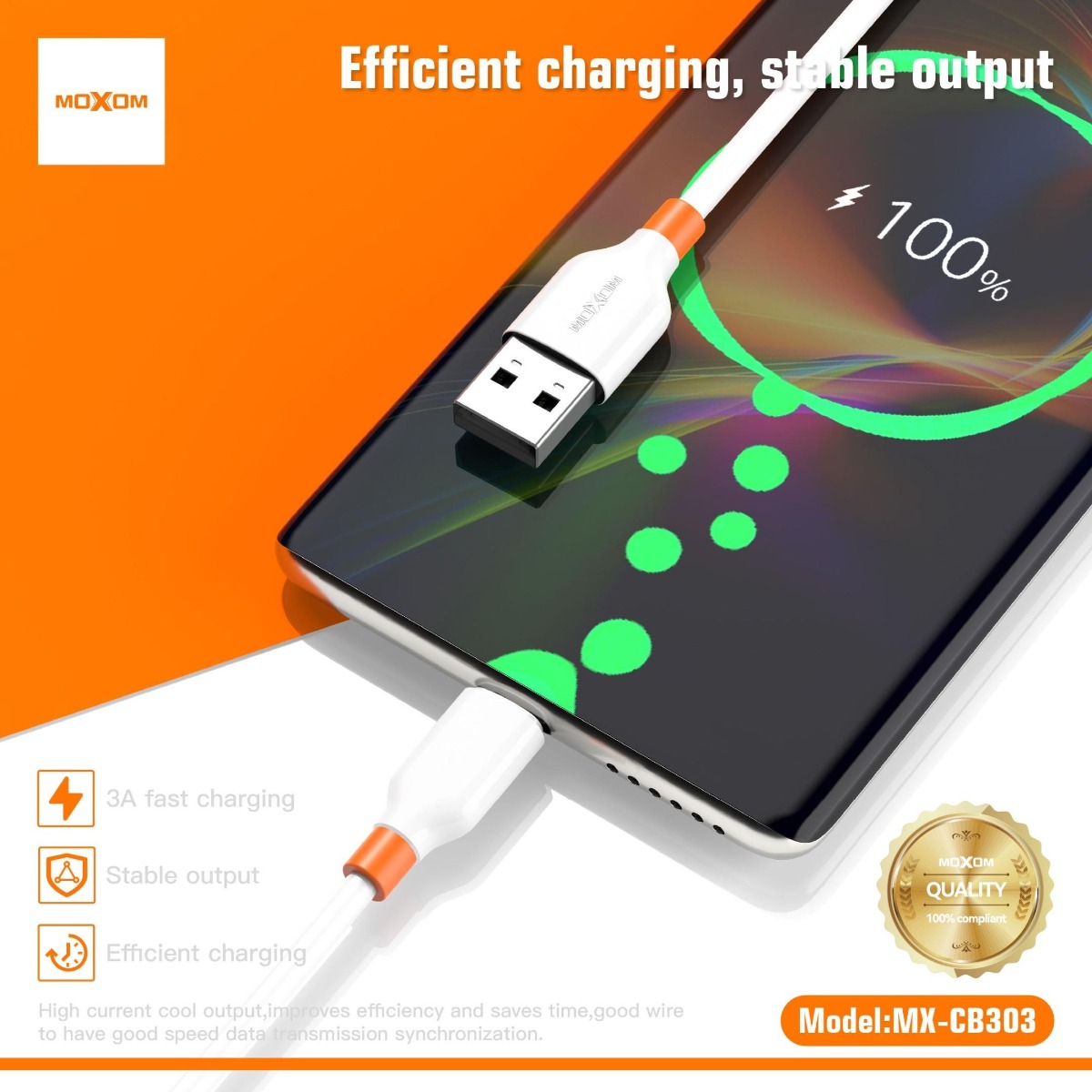 MOXOM MX-CB303 3A Cable
