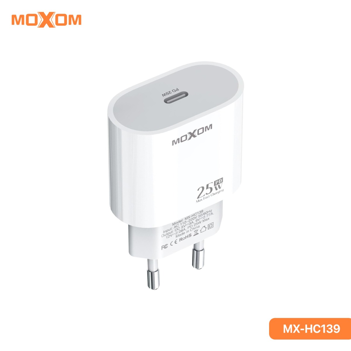 شاحن موكسوم MX-HC139 25W PD