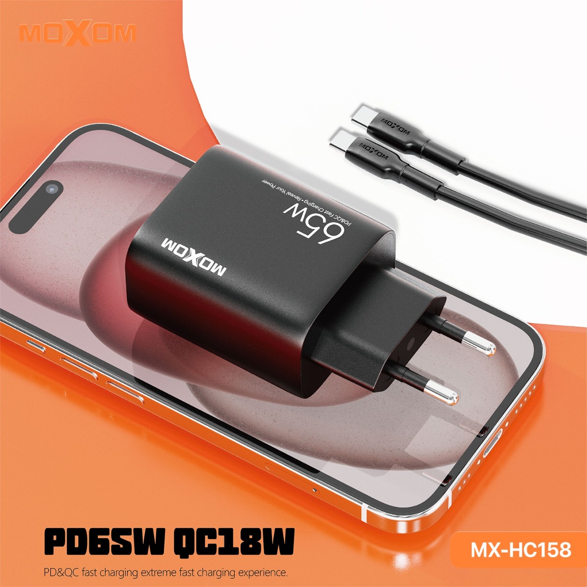 MOXOM MX-HC158 65W PD Charger