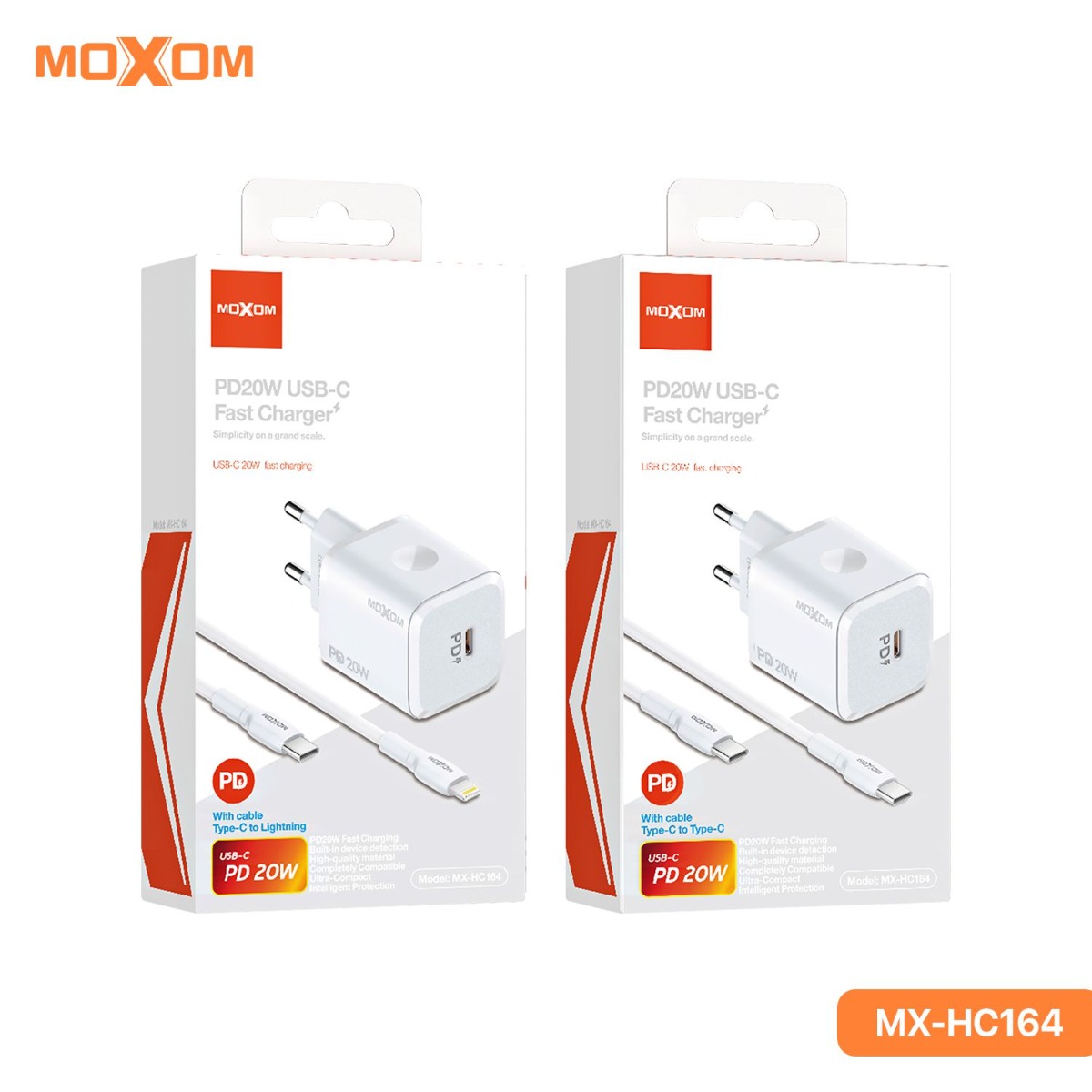 MOXOM MX-HC164 20W PD Charger