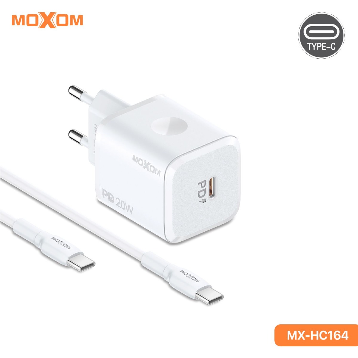 شاحن موكسوم MX-HC164 20W PD