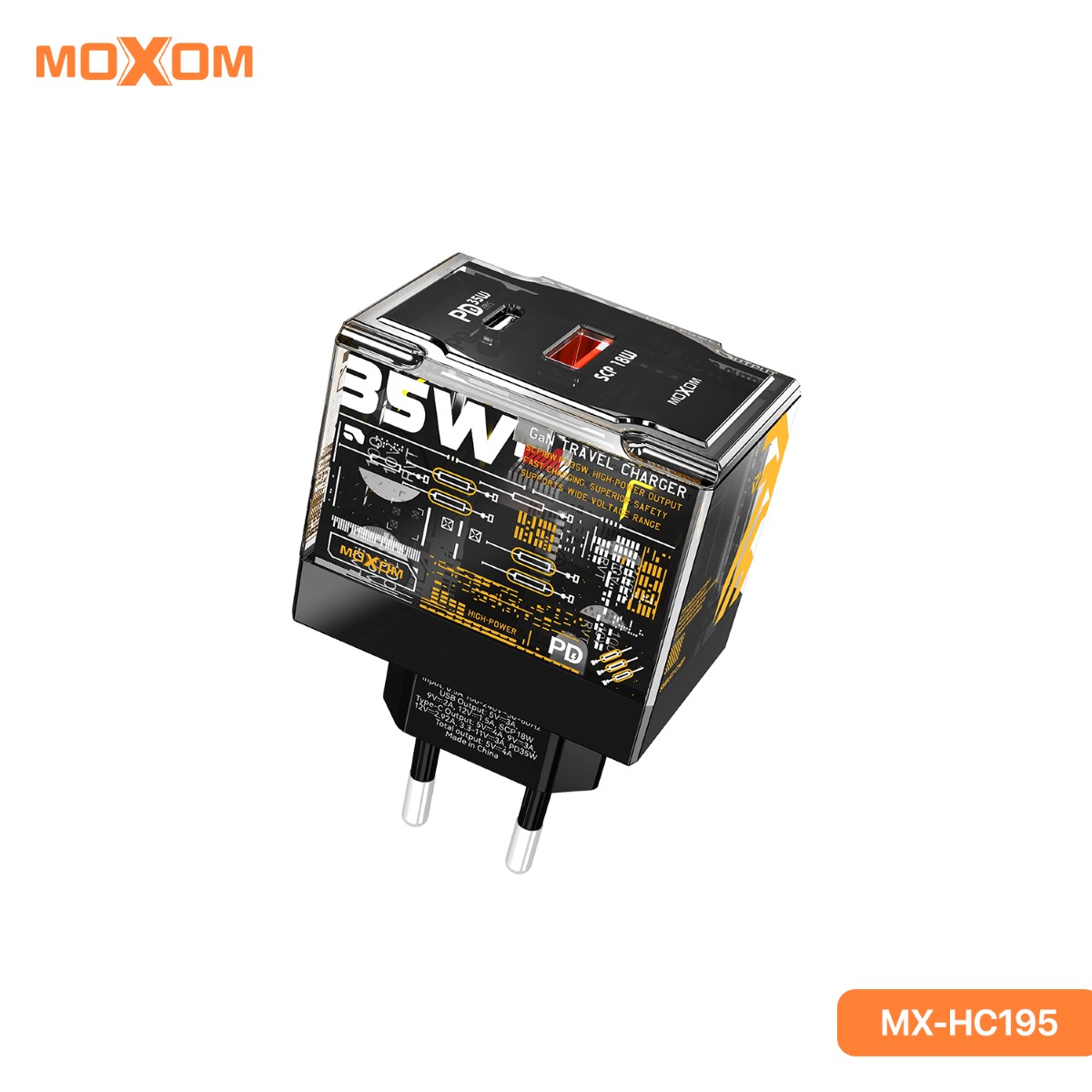 MOXOM MX-HC195 35W PD Charger
