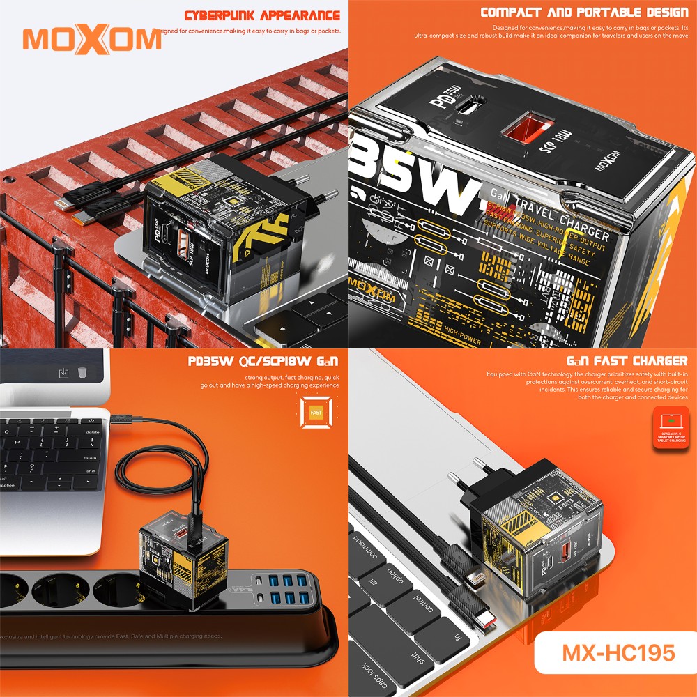 MOXOM MX-HC195 35W PD Charger