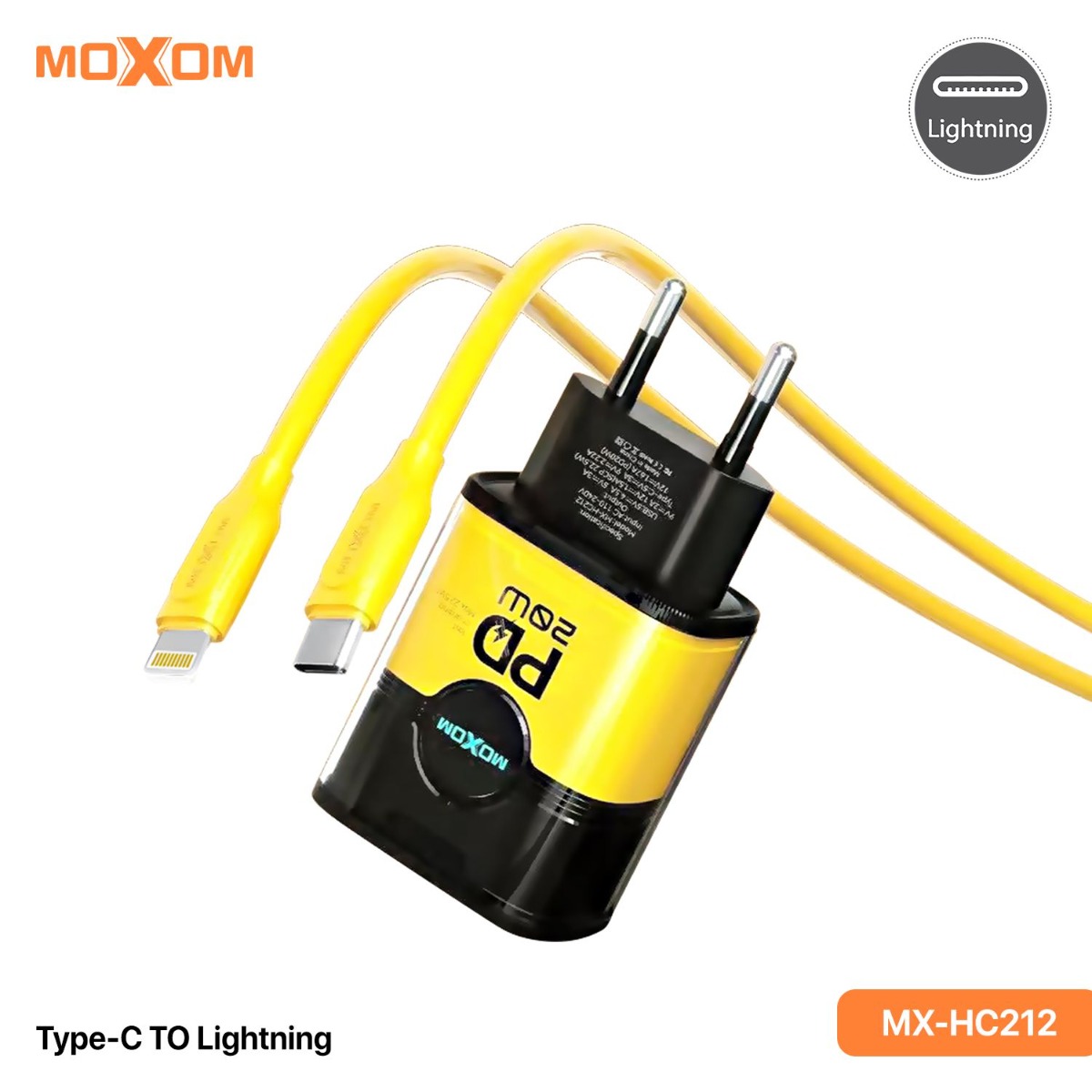 شاحن موكسوم MX-HC212 20W PD