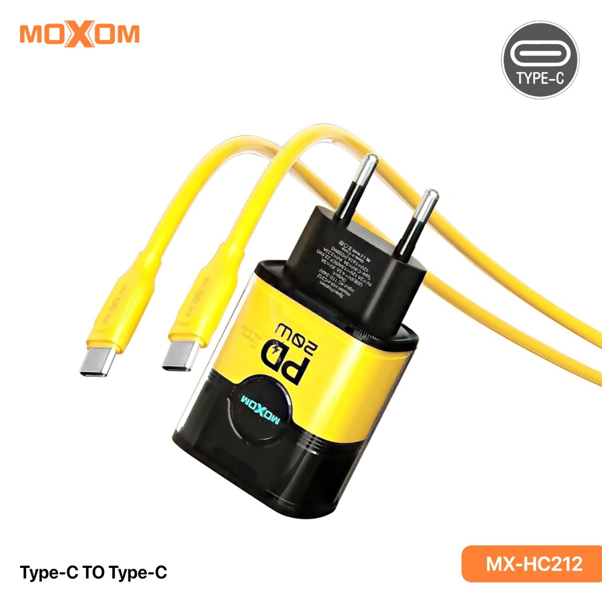 شاحن موكسوم MX-HC212 20W PD