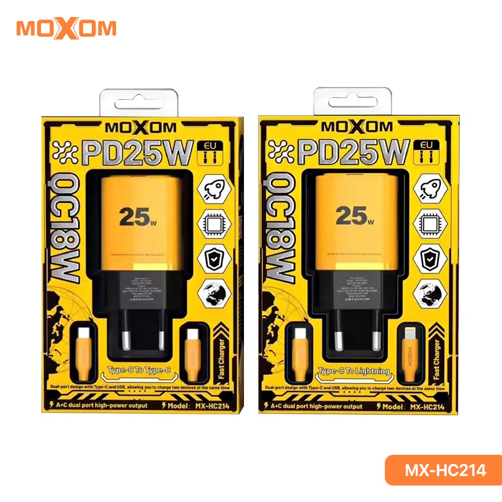 شاحن موكسوم MX-HC214 25W PD