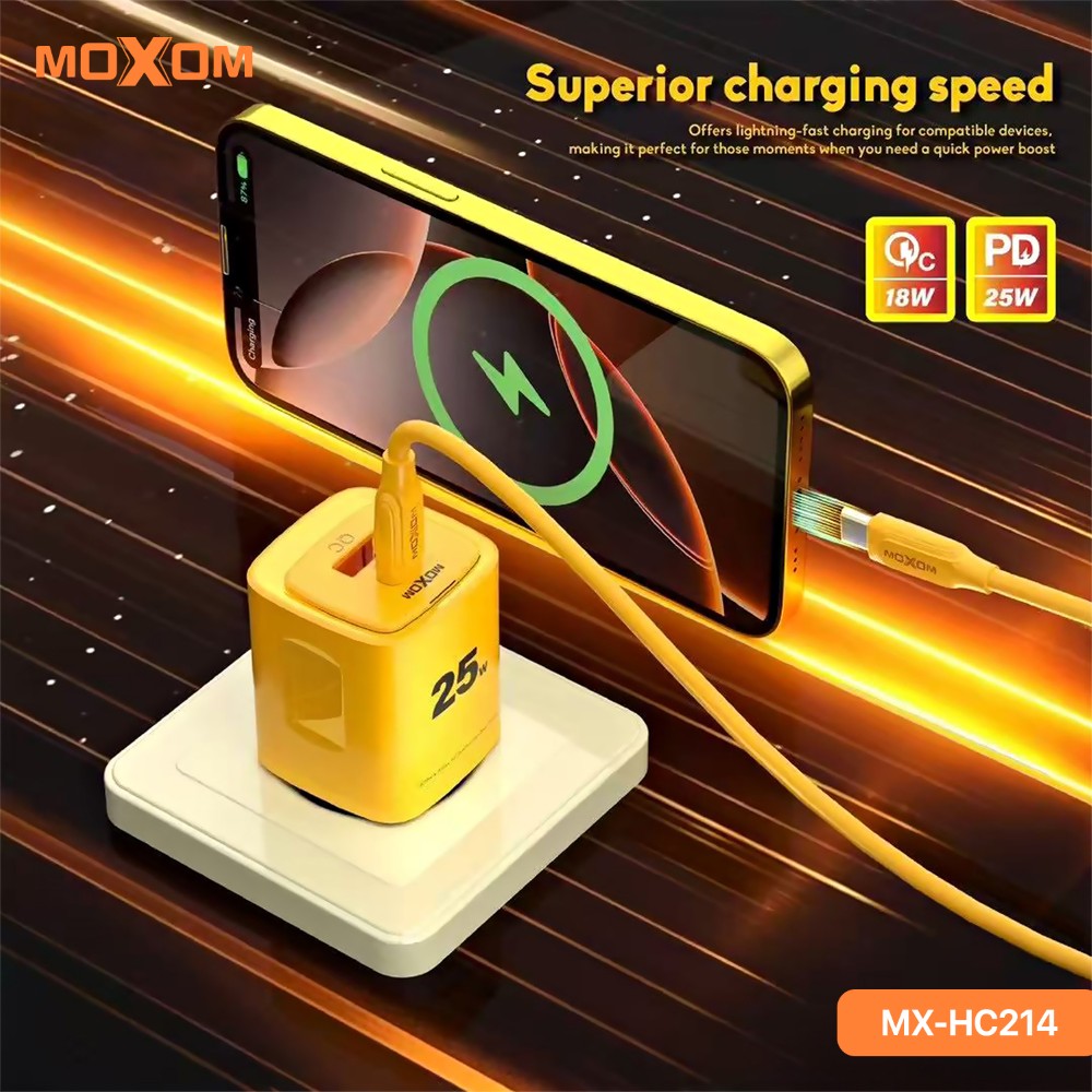 شاحن موكسوم MX-HC214 25W PD