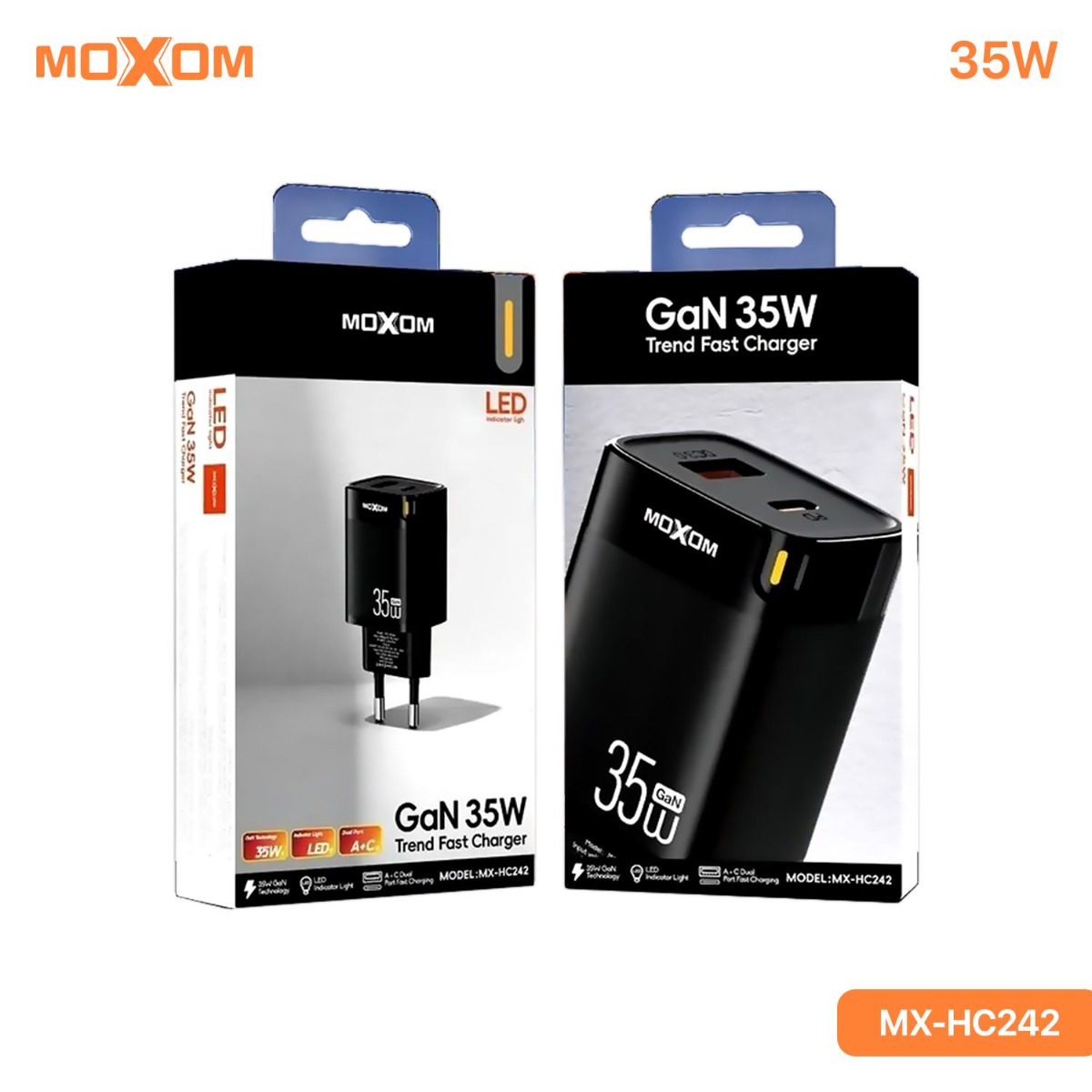 شاحن موكسوم MX-HC242 35W