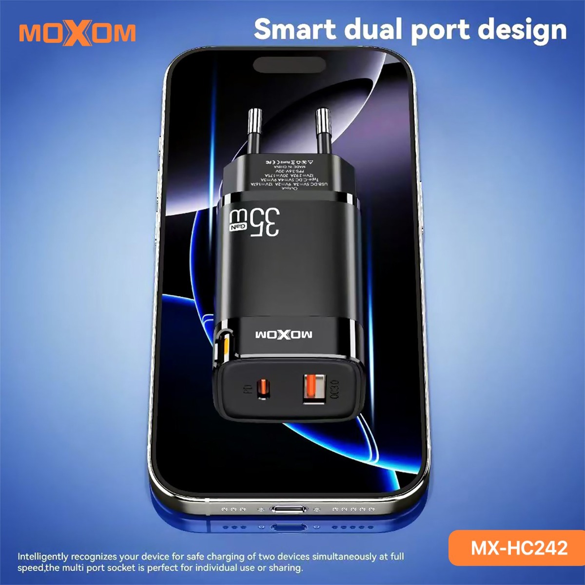 شاحن موكسوم MX-HC242 35W