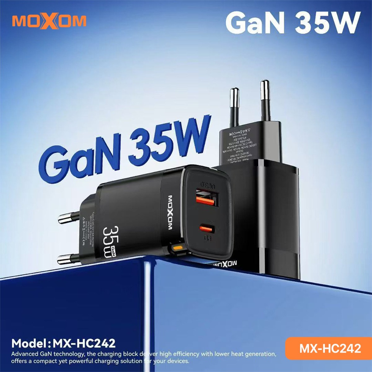 شاحن موكسوم MX-HC242 35W