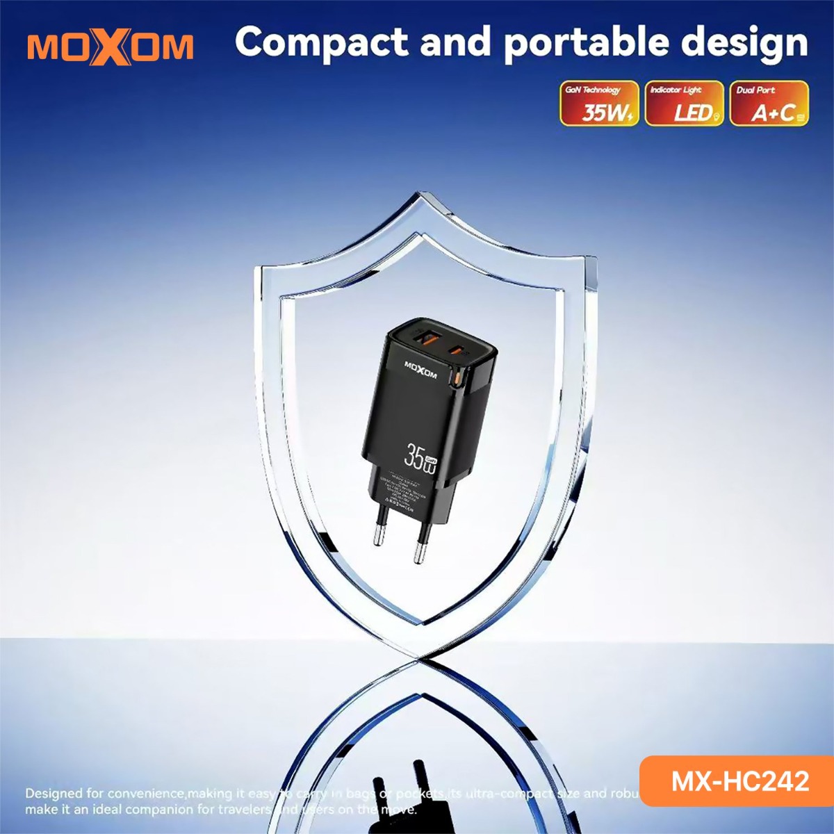 شاحن موكسوم MX-HC242 35W
