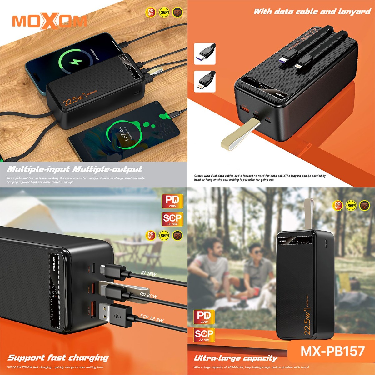 بوربانك موكسوم MX-PB157 40000mAh