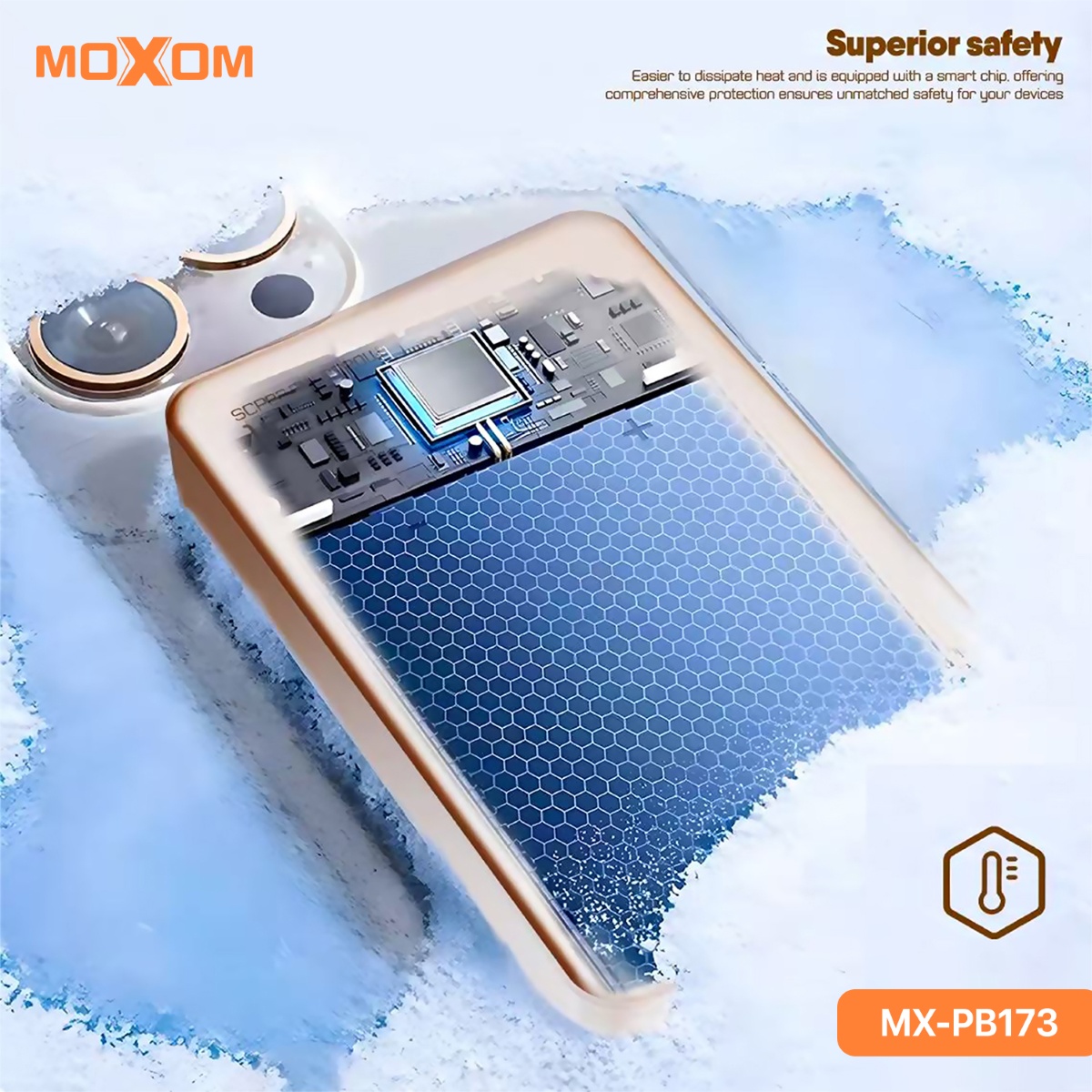 بوربانك موكسوم MX-Pb173 WL 10000mAh PD مع MagSafe
