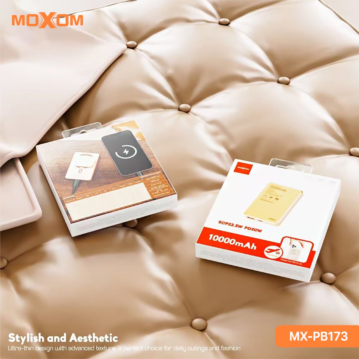 بوربانك موكسوم MX-Pb173 WL 10000mAh PD مع MagSafe