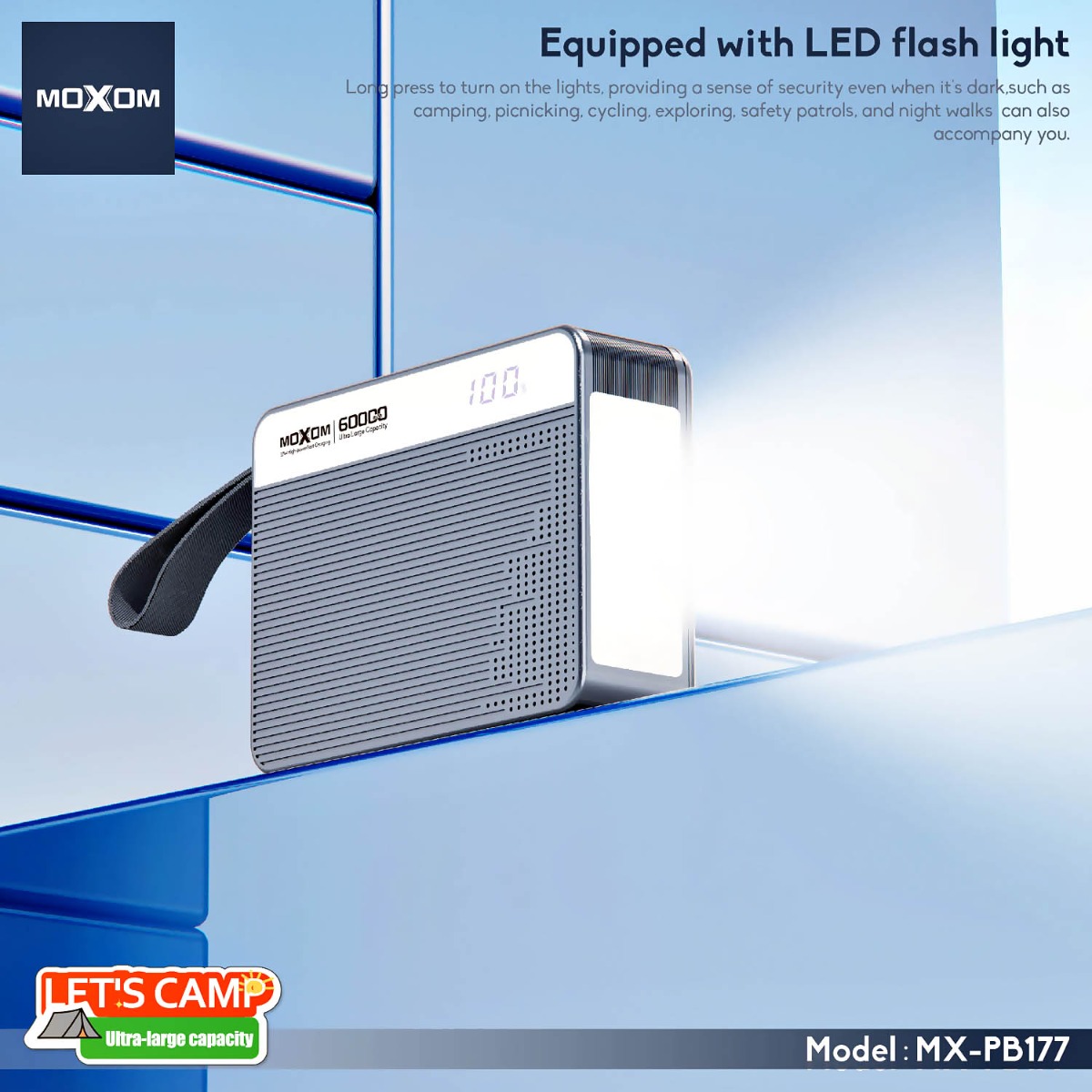 MOXOM MX-PB177 60000mAh Power Bank