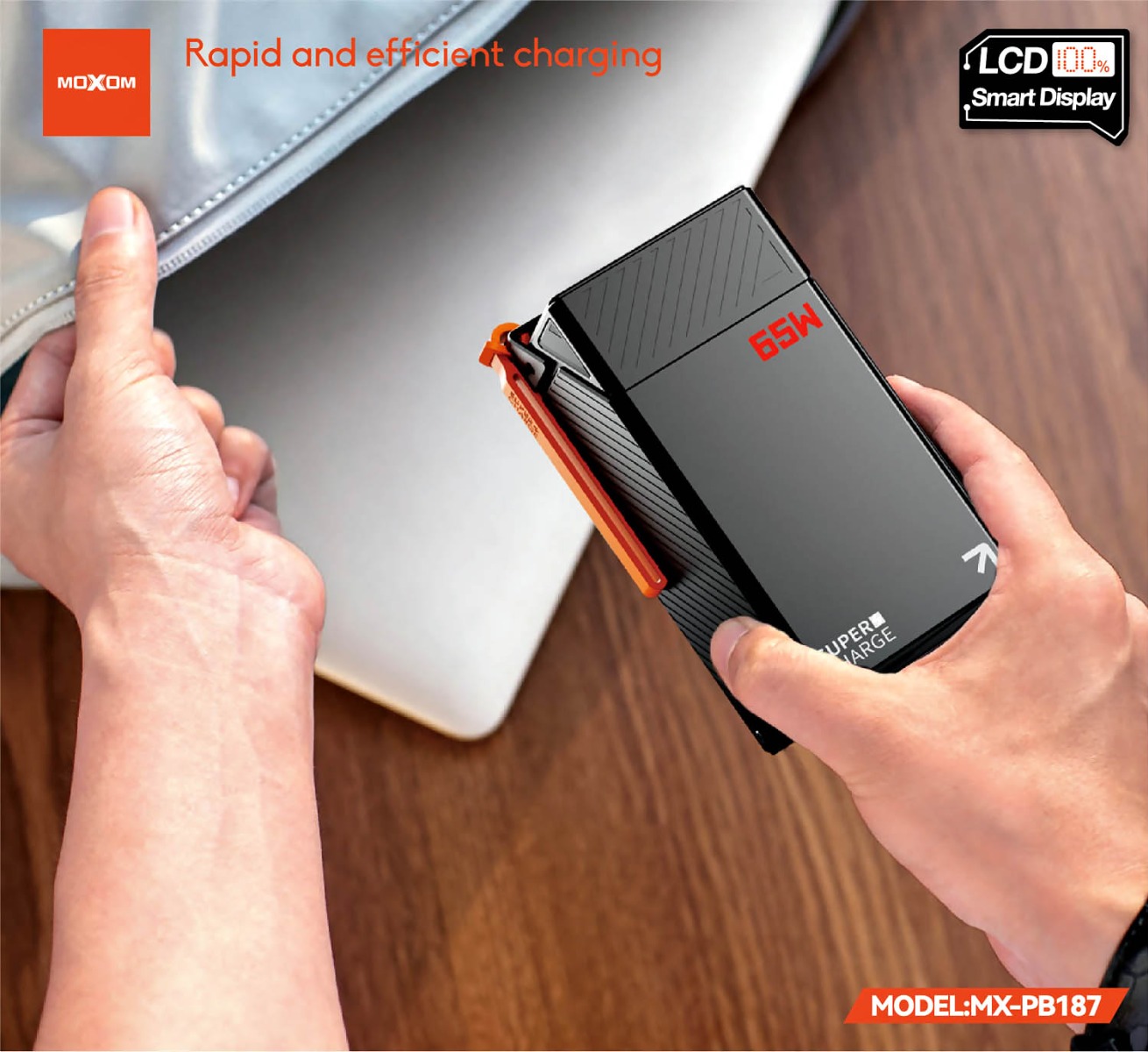 MOXOM MX-PB187 50000mAh 65W Power Bank