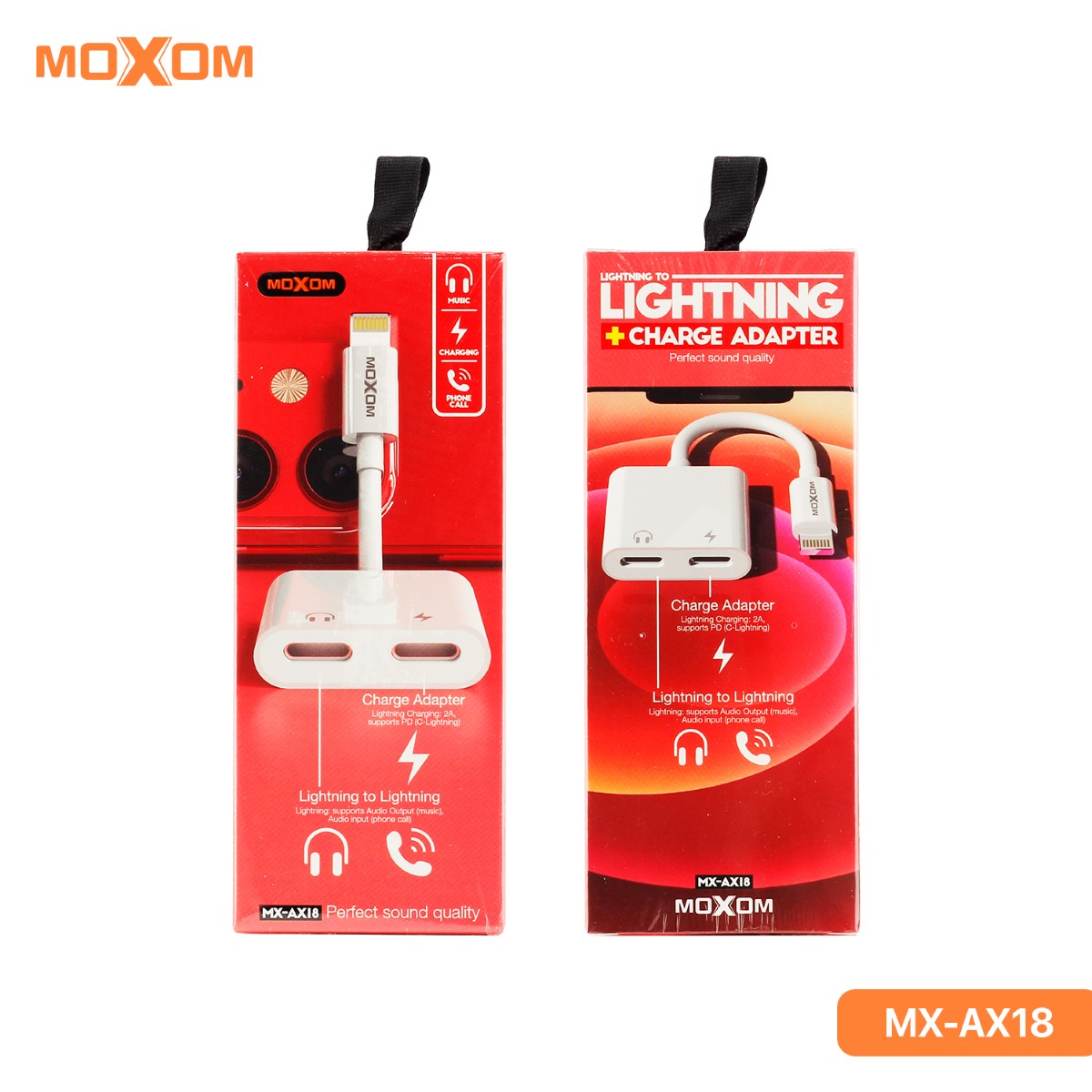 MOXOM MX-AX18 7G Audio & Charging Adapter