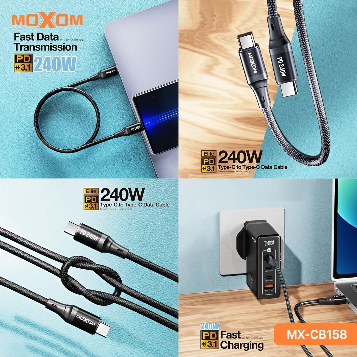 MOXOM MX-CB158 240W PD Cable