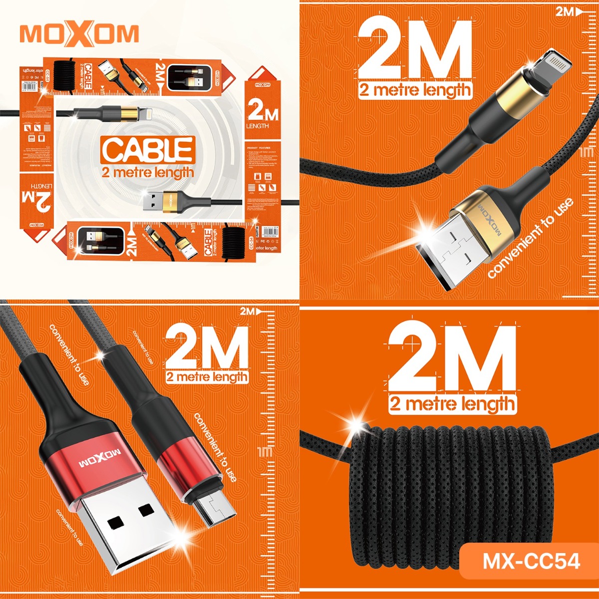 MOXOM MX-CC54 2m Cable