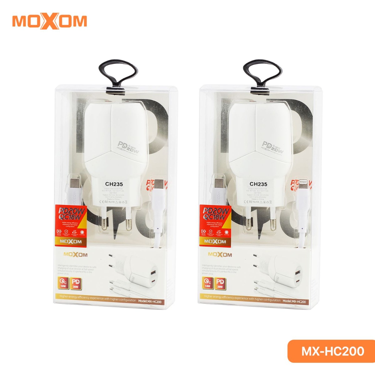 شاحن موكسوم MX-HC200 20W PD