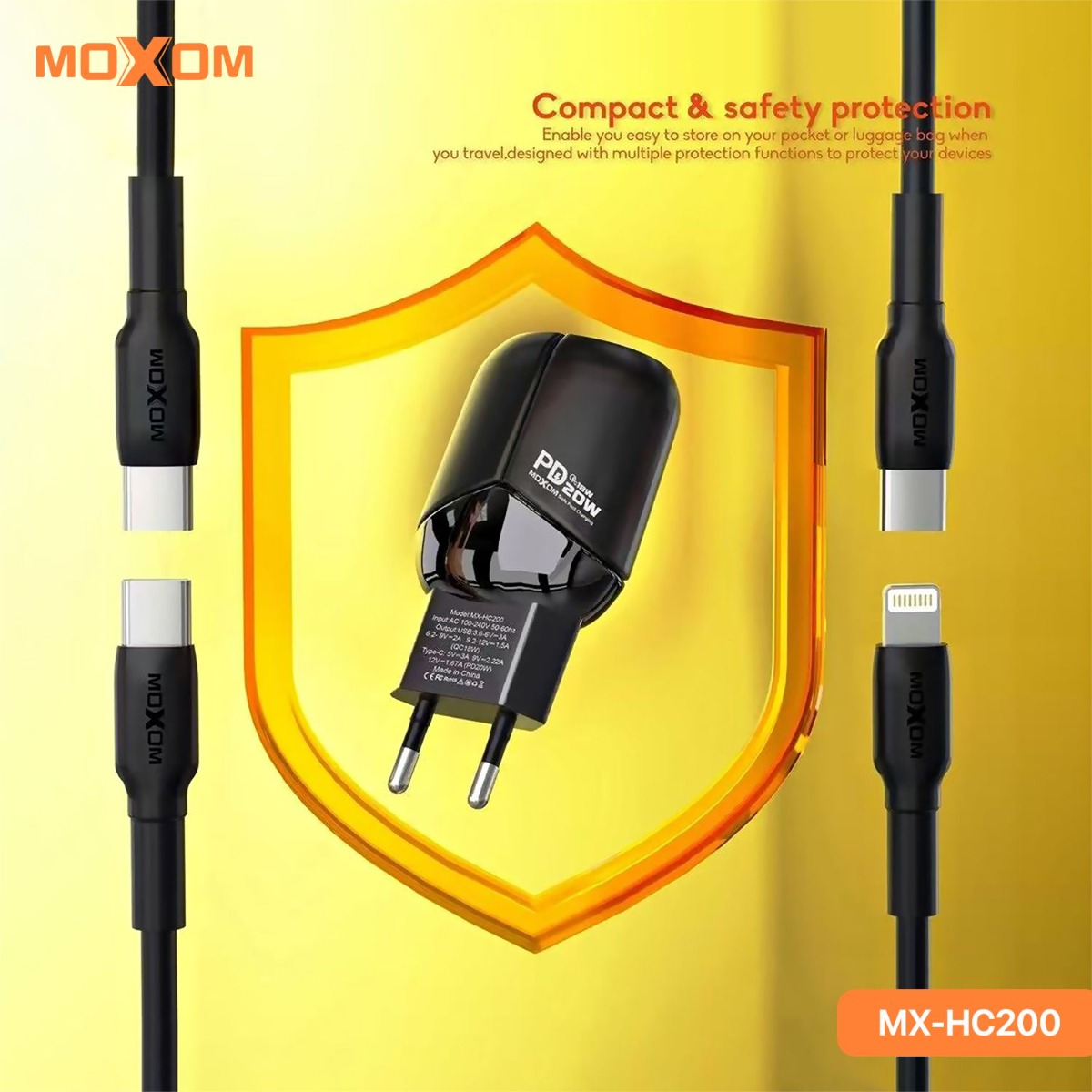 شاحن موكسوم MX-HC200 20W PD