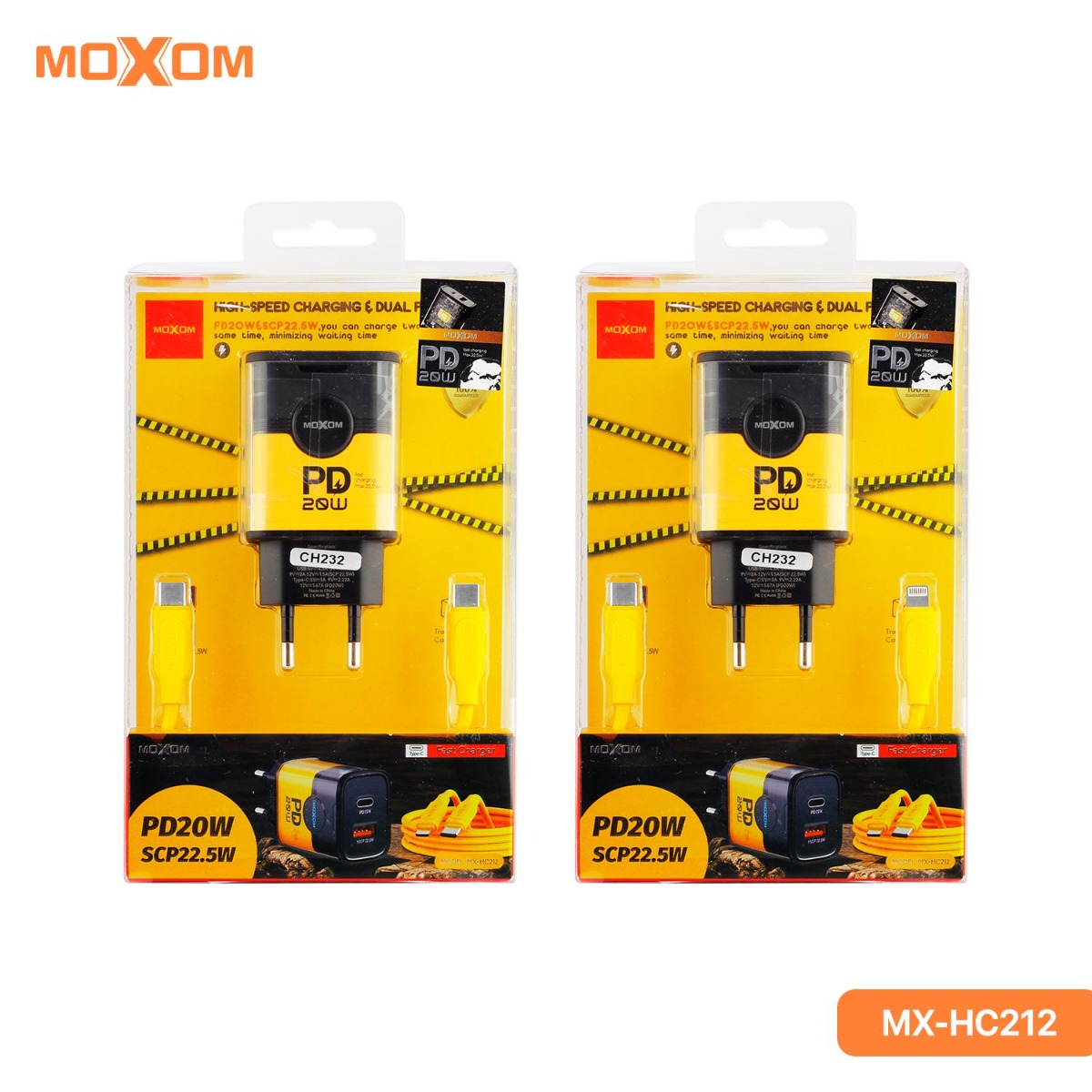 شاحن موكسوم MX-HC212 20W PD