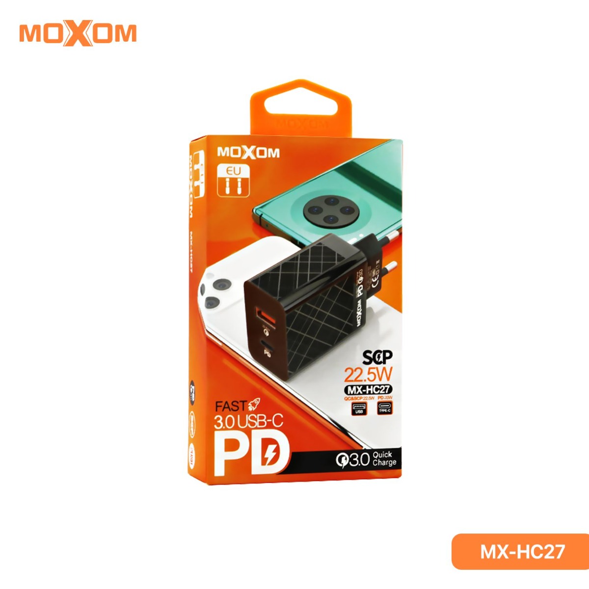 شاحن موكسوم MX-HC27 20W PD