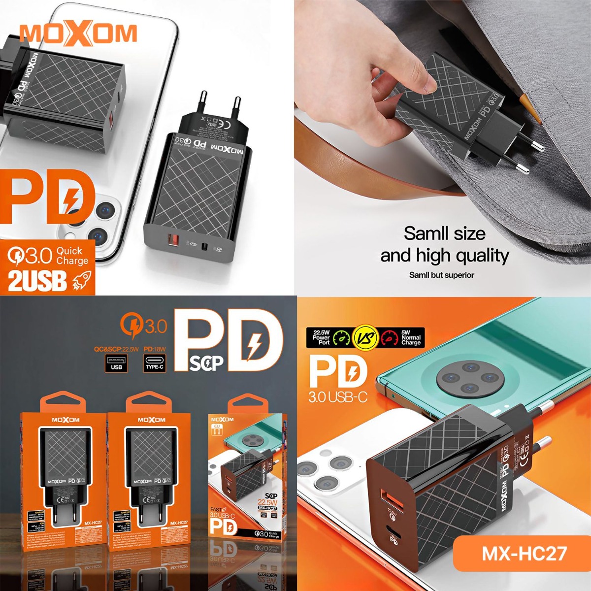 شاحن موكسوم MX-HC27 20W PD